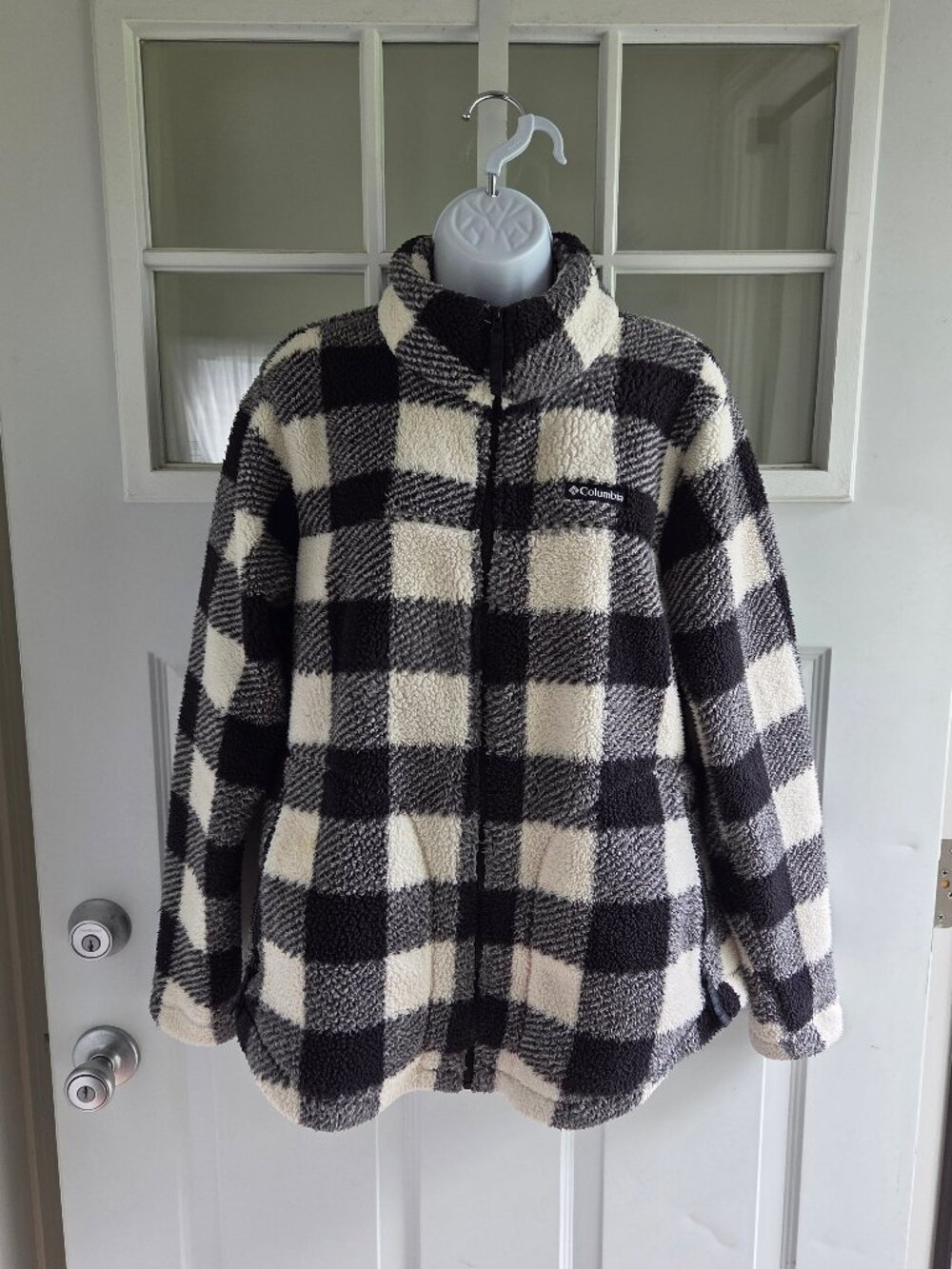 Columbia Buffalo Plaid Fleece Jacket | Sz. Large